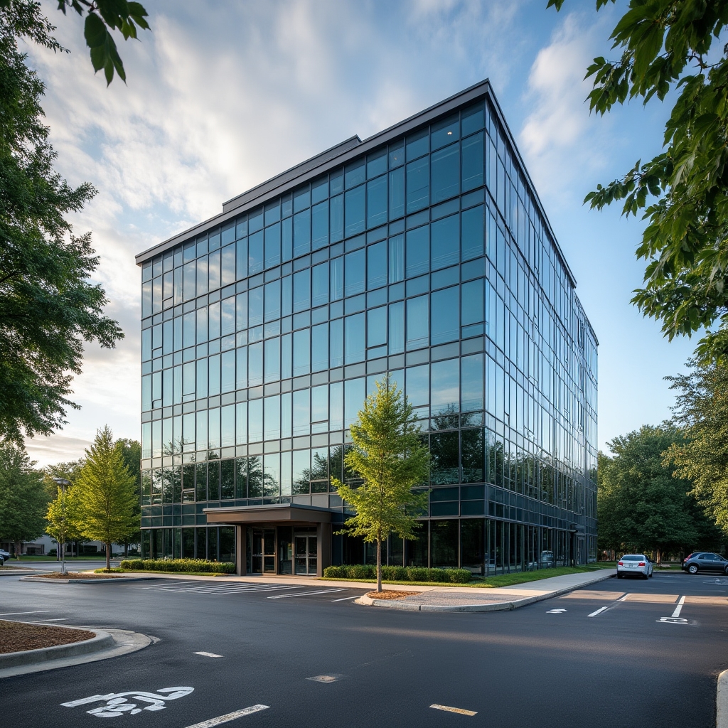 Professional office building exterior in St. Louis, Missouri where BlueMesa Exchange operations are based